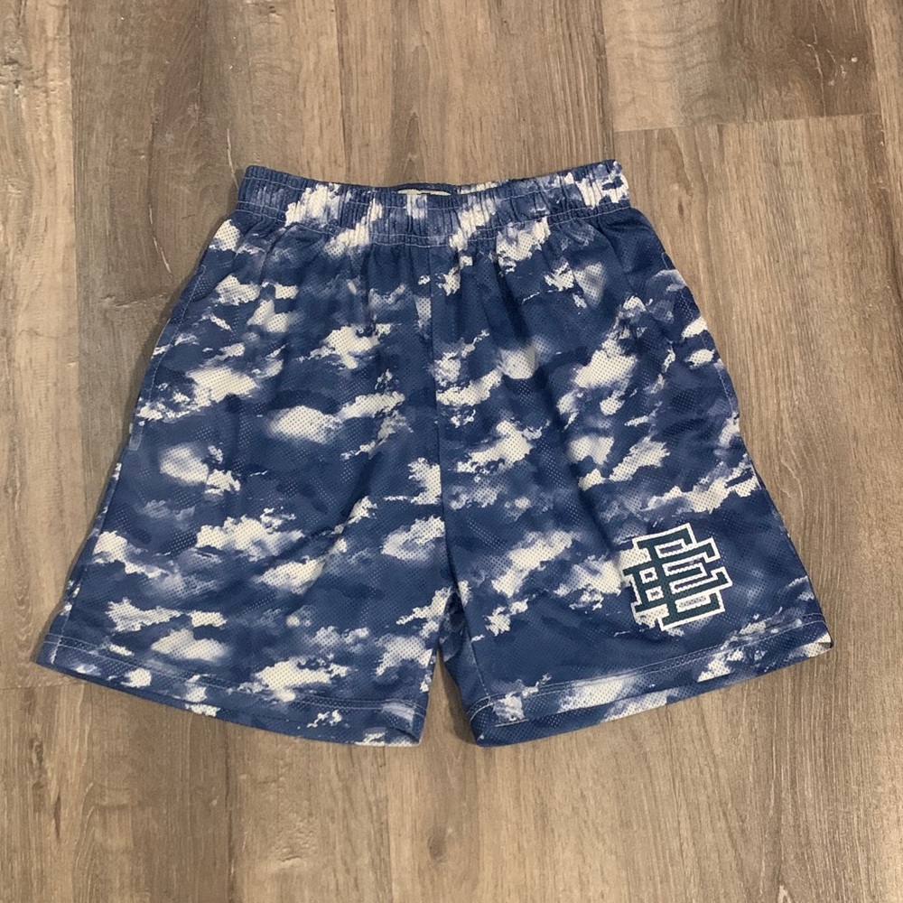 Eric Emanuel Classic Basic EE Blue Cloud Shorts - image 1